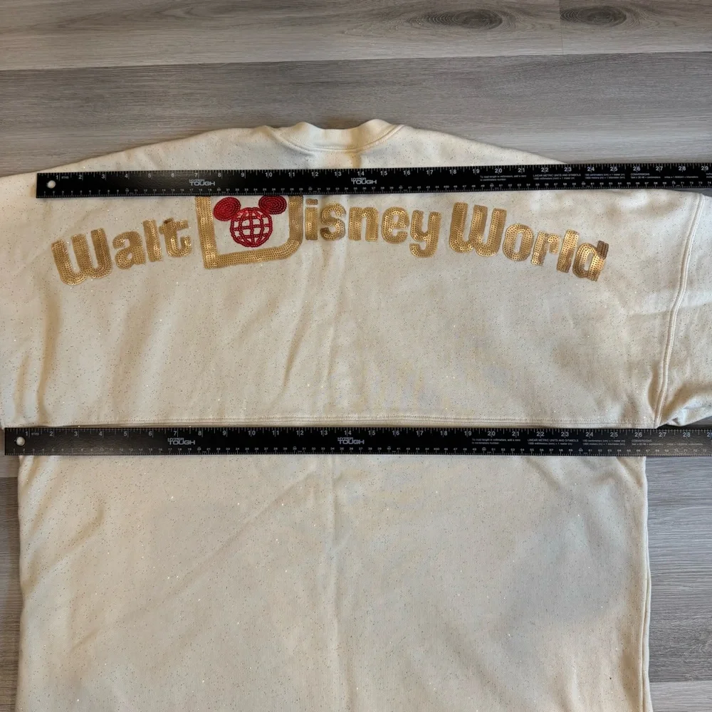 Walt Disney World Mickey Mouse Santa Pullover Christmas Spirit Jersey Size XL - Picture 9 of 9